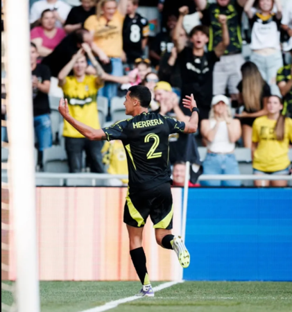 El correntino Herrera marcó para el Columbus Crew en la Leagues Cup